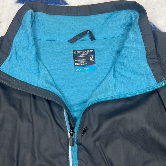 Icebreaker Merino GT Vented Jacket Forge Grey Blue - Picture 6 of 10